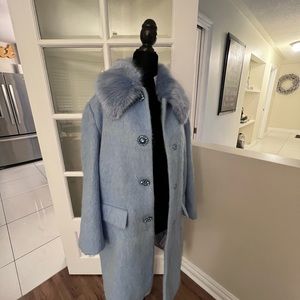 Baby Blue Womens Kate Spade Jacket